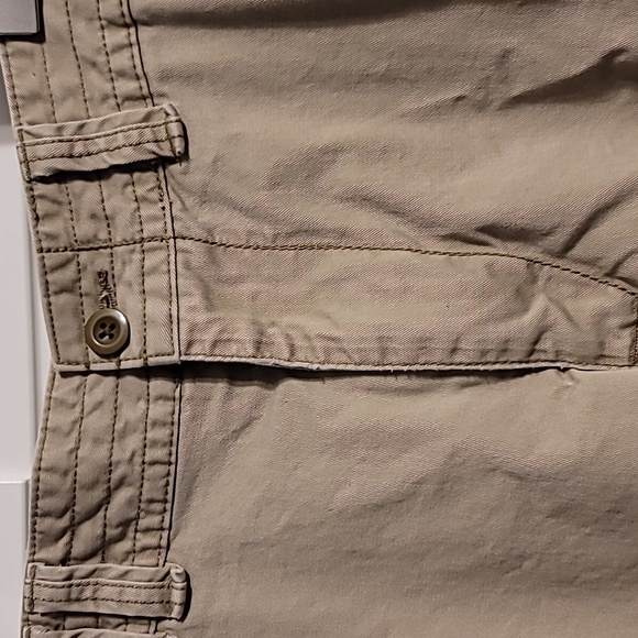 Ralph Lauren Polo Cargo Shorts Men's 34 Khaki Tan Distressed Paratroopers Safari - Picture 2 of 11
